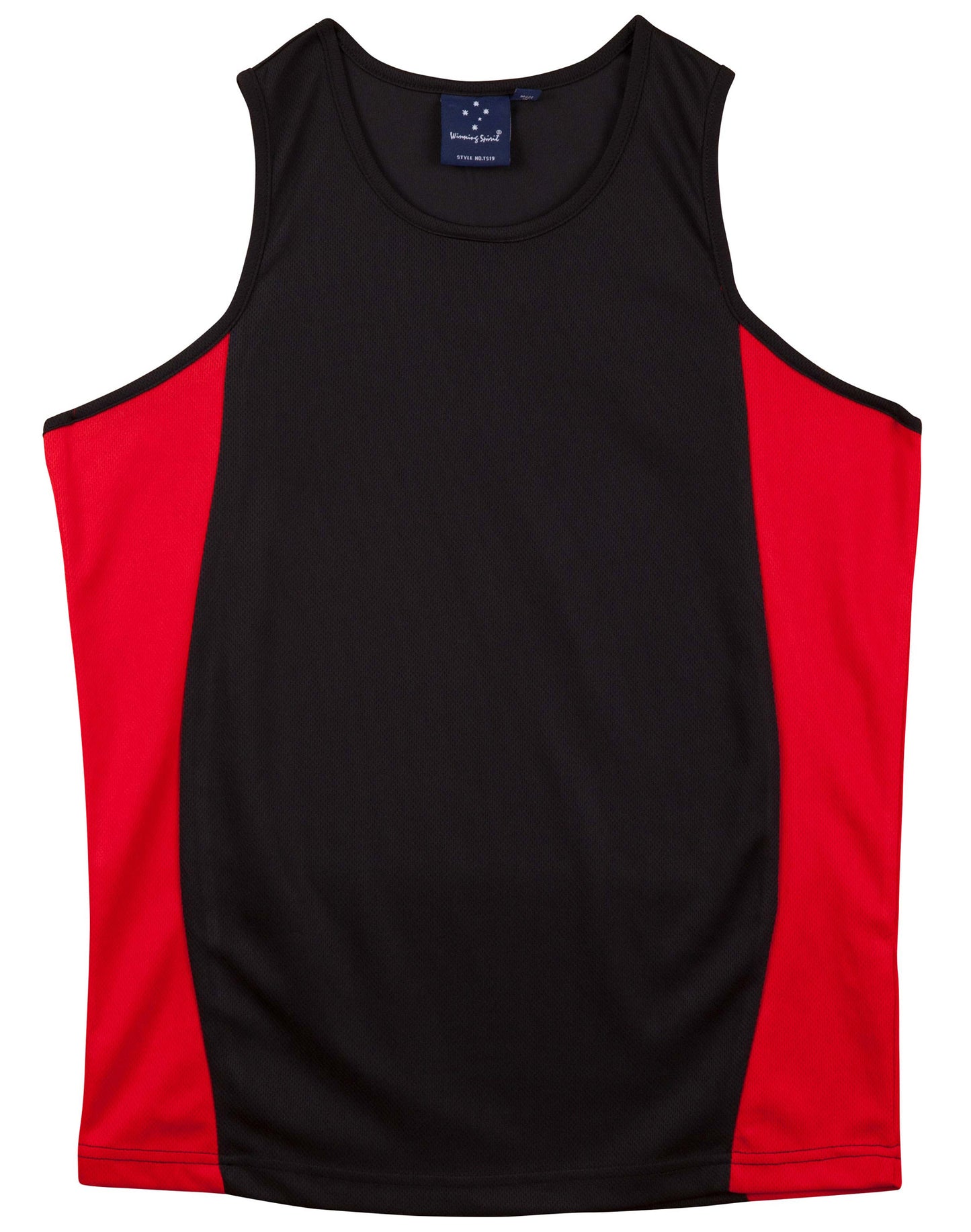 Winning Spirit- Men's Contrast CoolDry® Mesh Singlet (TS19)