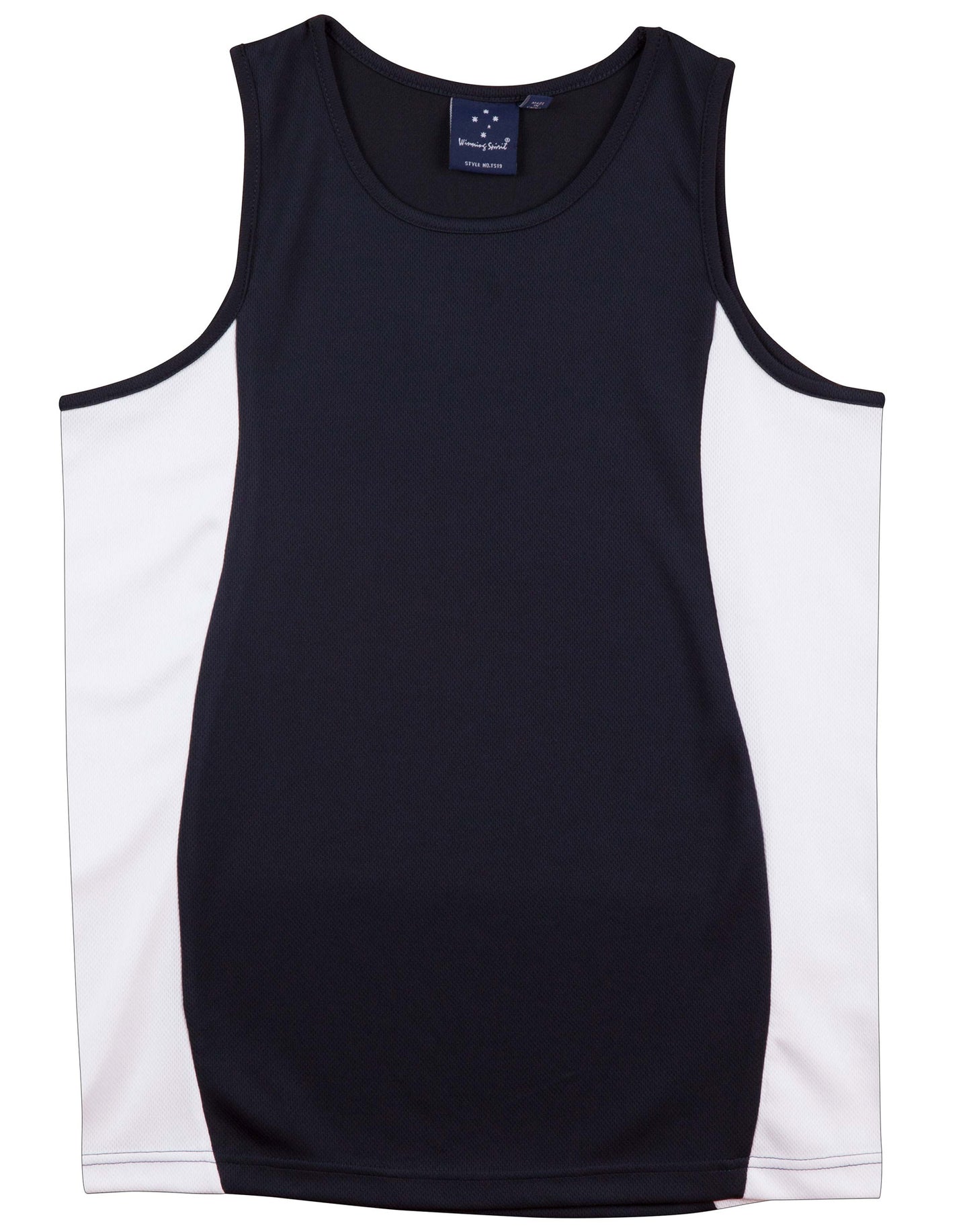 Winning Spirit- Men's Contrast CoolDry® Mesh Singlet (TS19)