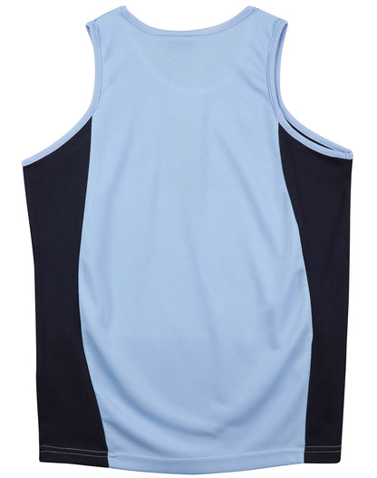 Winning Spirit- Men's Contrast CoolDry® Mesh Singlet (TS19)
