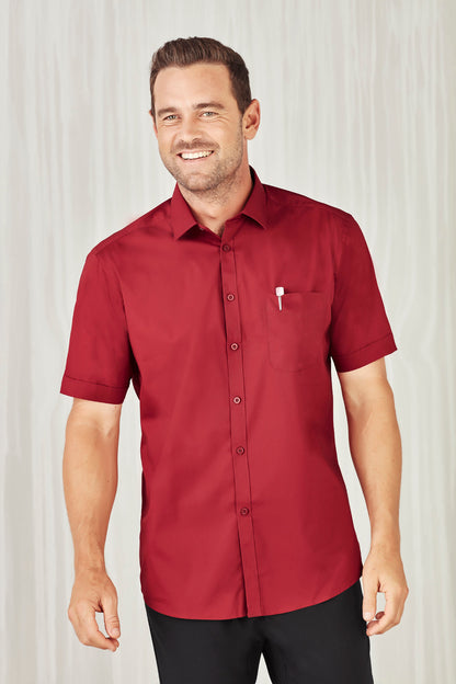 Biz care Mens Monaco Short Sleeve Shirt  S770MS - Star Uniforms Australia