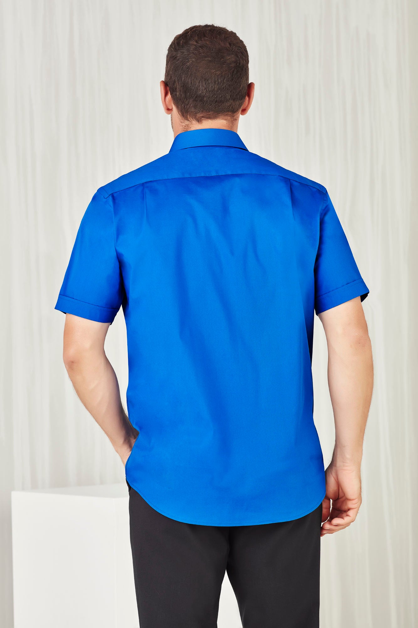 Biz care Mens Monaco Short Sleeve Shirt  S770MS - Star Uniforms Australia