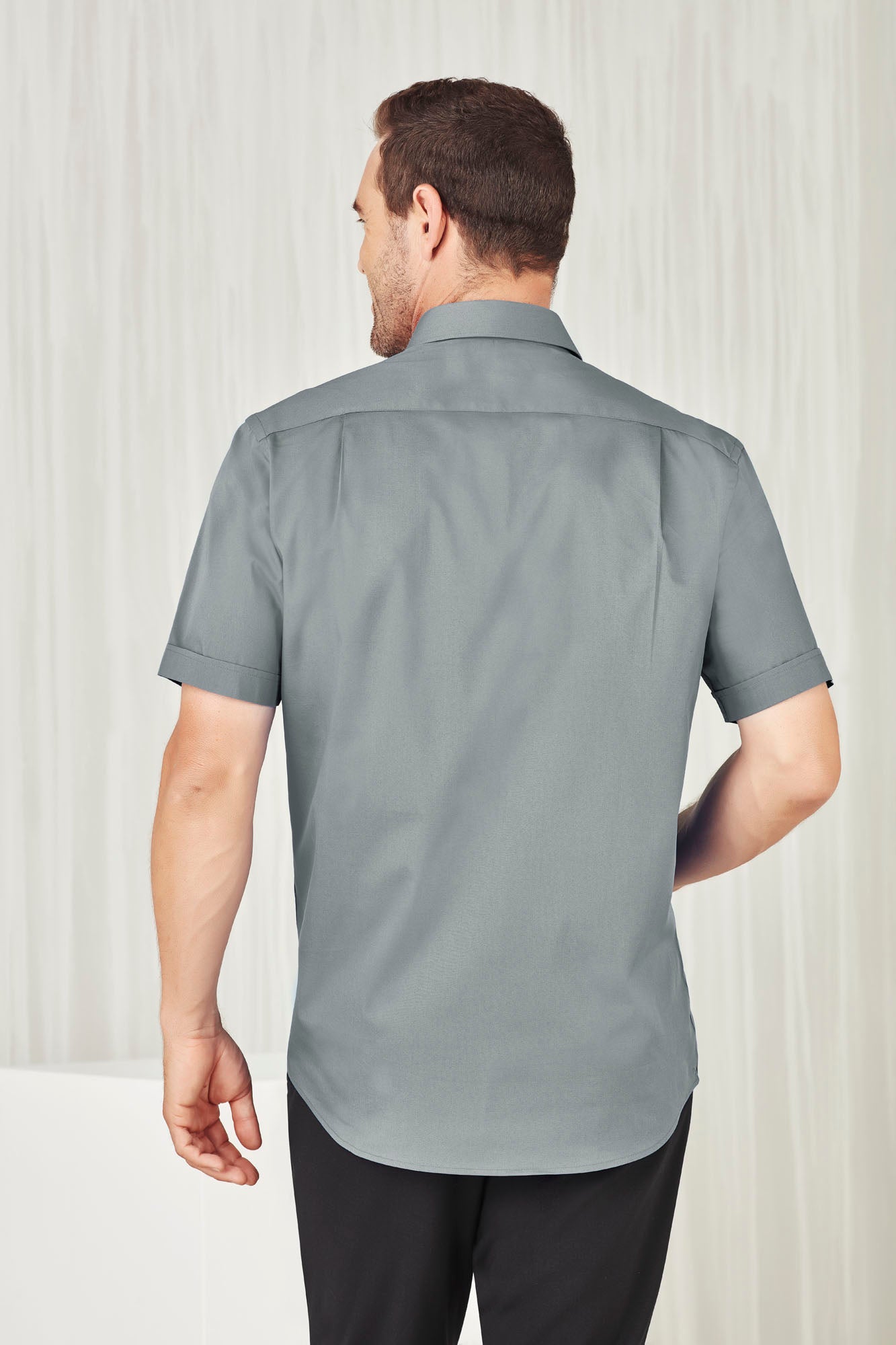 Biz care Mens Monaco Short Sleeve Shirt  S770MS - Star Uniforms Australia