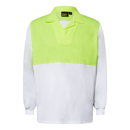 Workcraft-Jacket Shirt L/S Rib Cub&Neck Inser-WS6069