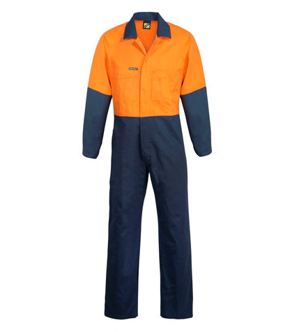 Workcraft - Hi Vis Poly/Cotton Coveralls - WC3059