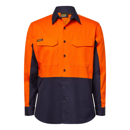 Workcraft-Ripstop L/S Vented Shirt - WS6066