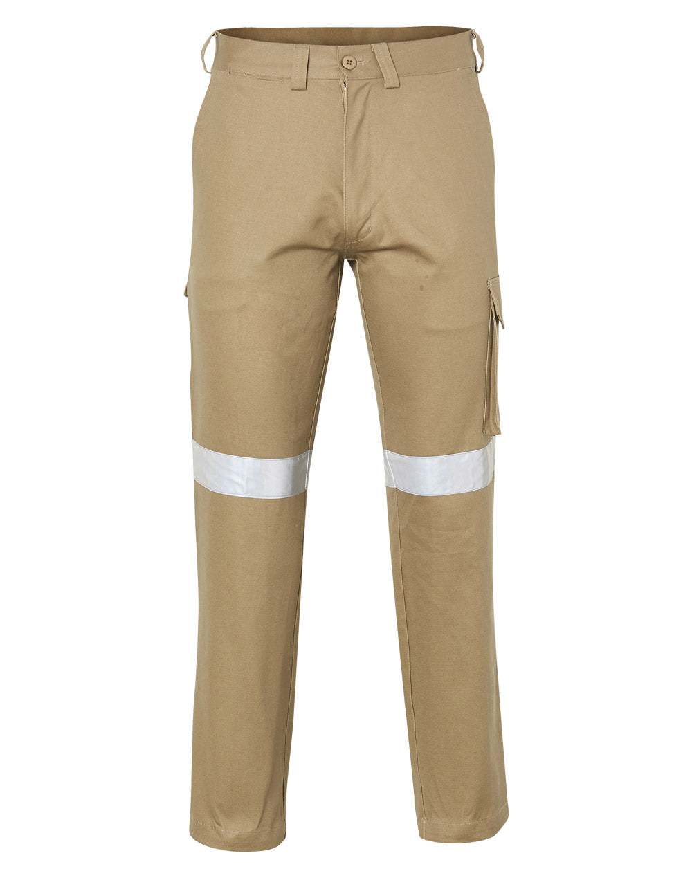 Winning Spirit-Men's Heavy Cotton Pre-shrunk Drill Pants with 3M Tapes-WP08HV