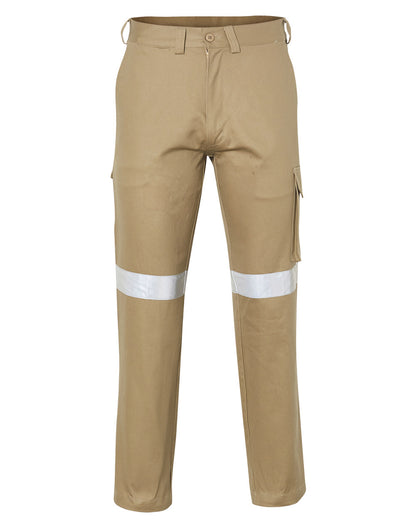 Winning Spirit-Men's Heavy Cotton Pre-shrunk Drill Pants with 3M Tapes-WP08HV