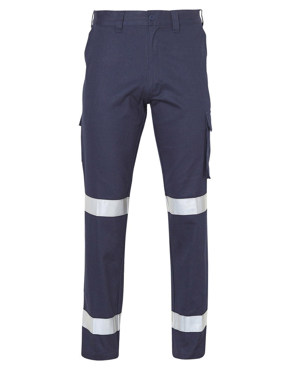 Winning Spirit-Men's Heavy Cotton Pre-shrunk Drill Pants with 3M Tapes-WP08HV