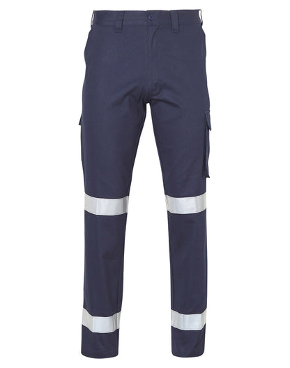 Winning Spirit-Men's Heavy Cotton Pre-shrunk Drill Pants with 3M Tapes-WP08HV