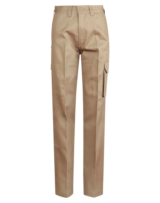 Winning Spirit-Men's Heavy Cotton Pre-shrunk Drill Pants Longer Leg Size-WP13