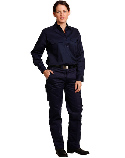 Winning Spirit-Ladies Heavy Cotton Drill Pants-WP15