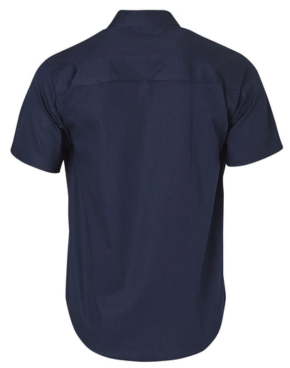 Winning Spirit-Cool-Breeze Short Sleeve Cotton Work Shirt -WT01