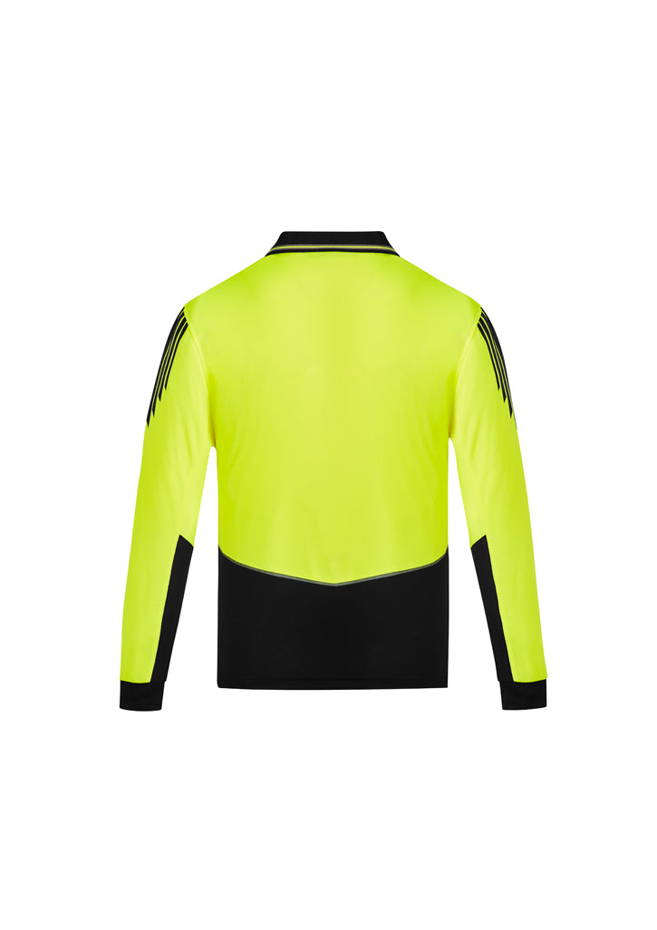 Syzmik Mens Hi Vis Flux L/S Polo   Zh310 - Star Uniforms Australia