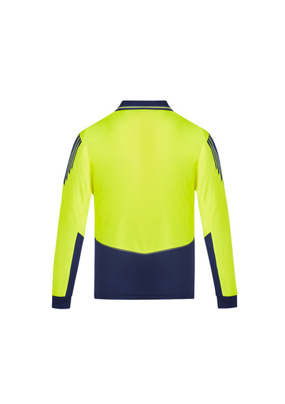 Syzmik Mens Hi Vis Flux L/S Polo   Zh310 - Star Uniforms Australia