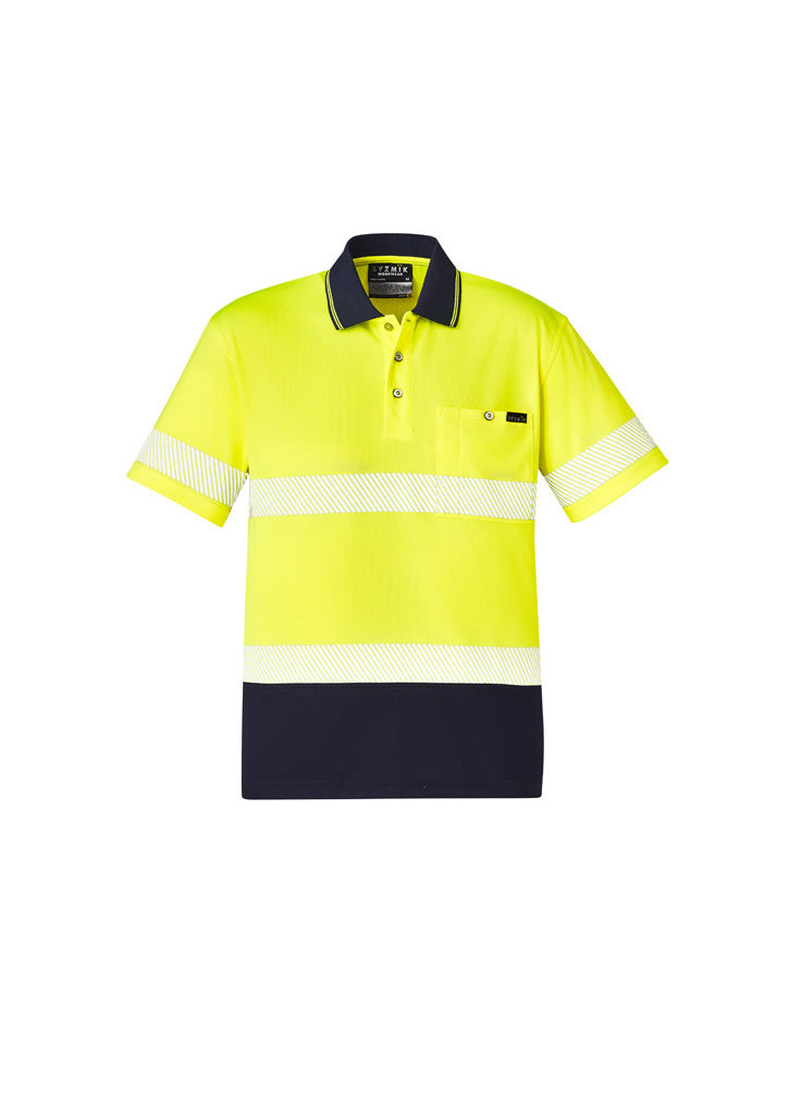 Syzmik Unisex HI VIS Segmented S/S Polo - Hoop Taped ZH535 - Star Uniforms Australia