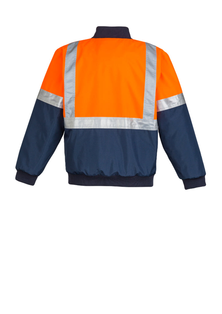 Syzmik MENS HI VIS QUILTED FLYING JACKET   ZJ351 - Star Uniforms Australia