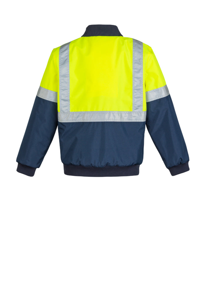 Syzmik MENS HI VIS QUILTED FLYING JACKET   ZJ351 - Star Uniforms Australia