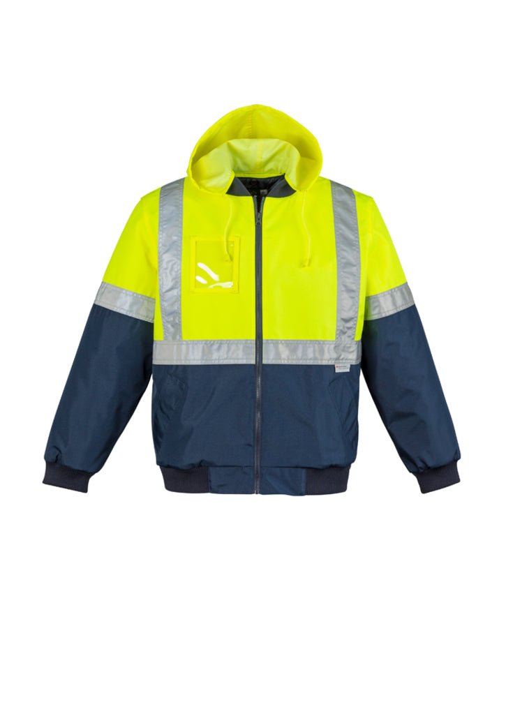 Syzmik MENS HI VIS QUILTED FLYING JACKET   ZJ351 - Star Uniforms Australia