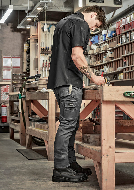 Syzmik-Mens Essential Basic Stretch Cargo Pant - ZP230