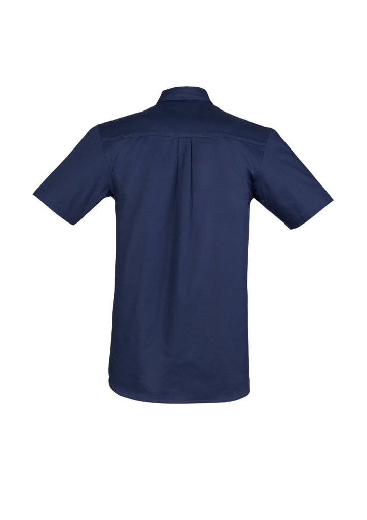 Syzmik Mens Light Weight Tradie S/S Shirt    Zw120 - Star Uniforms Australia