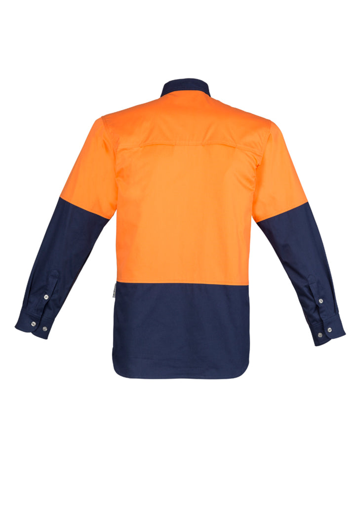 Syzmik Mens Hi Vis Spliced Industrial Shirt Zw122 - Star Uniforms Australia