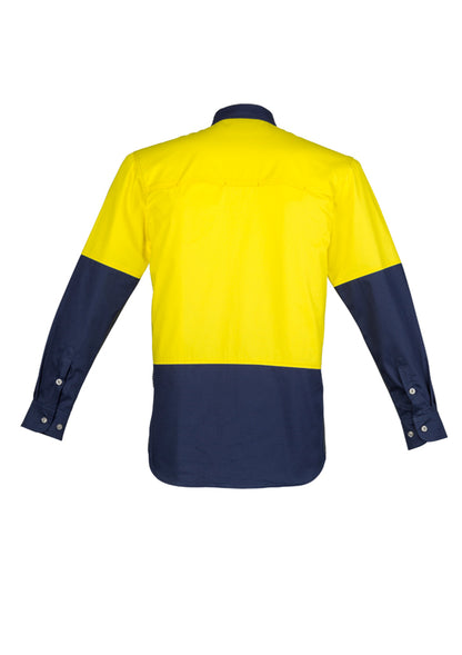 Syzmik Mens Hi Vis Spliced Industrial Shirt Zw122 - Star Uniforms Australia