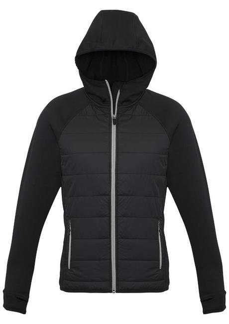 Biz Collection Ladies Stealth Tech Hoodie (J515L) - www.staruniforms.com.au