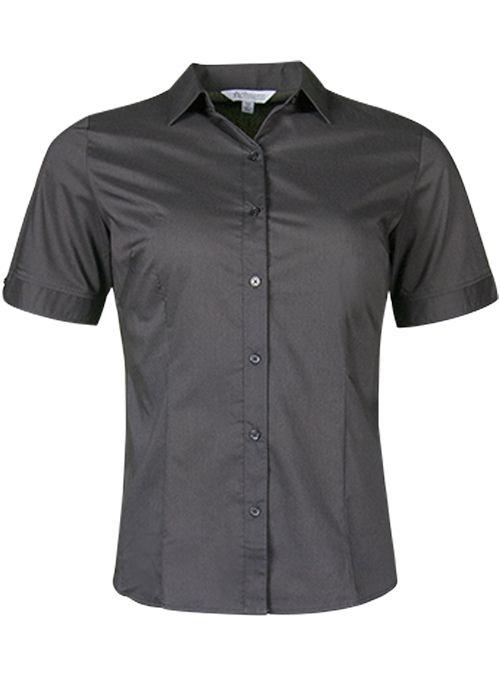 Aussie Pacific-Lady Mosman Short Sleeve Shirt-N2903S