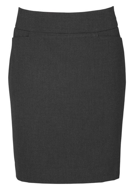 Biz Collection Ladies Classic Knee Length Skirt (Bs128Ls) - www.staruniforms.com.au
