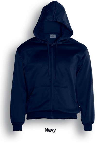 Bocini-Unisex Adults Zip Through Fleece Hoodie-CJ1062-1st