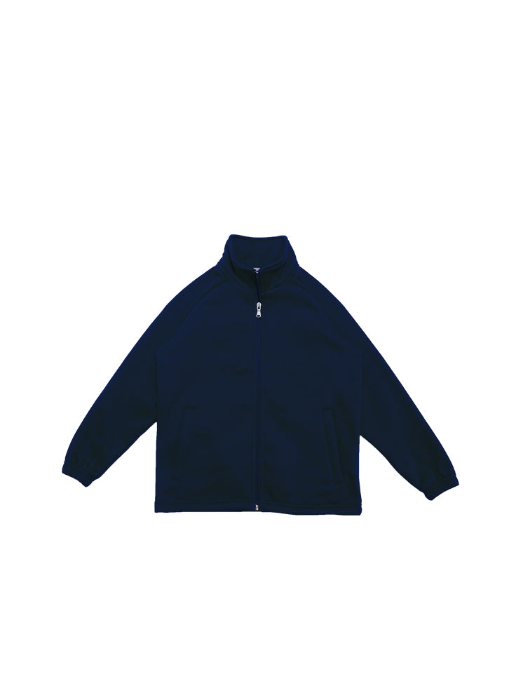 Bocini-Unisex Adults Poly/Cotton Fleece Zip Through Jacket-CJ1585