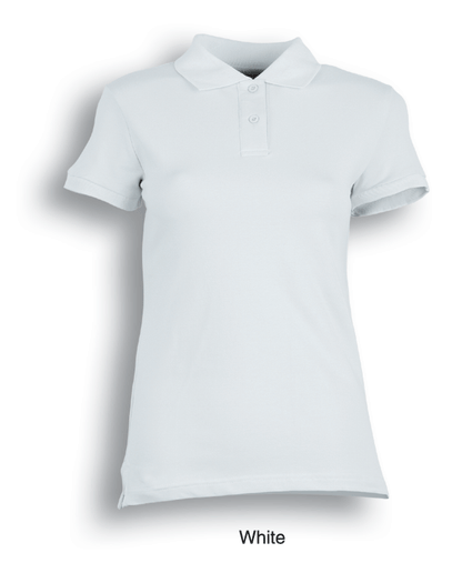 Bocini-Ladies Pique Knit Fitted Cotton / Spandex Polo-CP0756