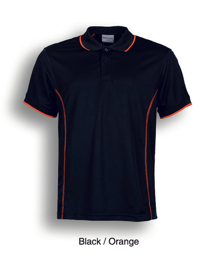 Bocini-Stitch Feature Essentials-Mens Short Sleeve Polo-CP0910-1st
