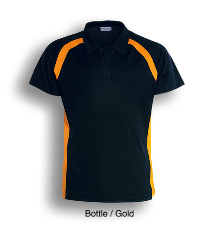 Bocini-Team Essentials-Mens Short Sleeve Contrast Panel Polo-CP0919-1st