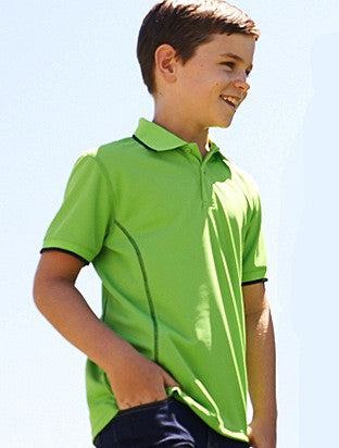 Bocini-Stitch Feature Essentials-Kids Short Sleeve Polo-CP0930-1st