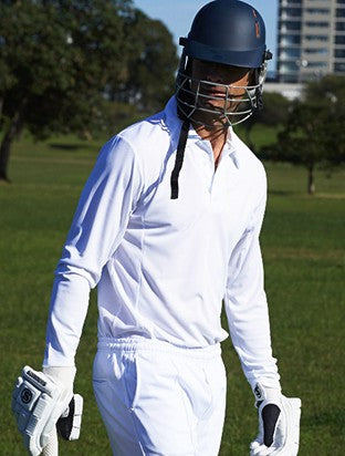 Bocini-Unisex Adults Long Sleeve Cricket Polo-CP1213