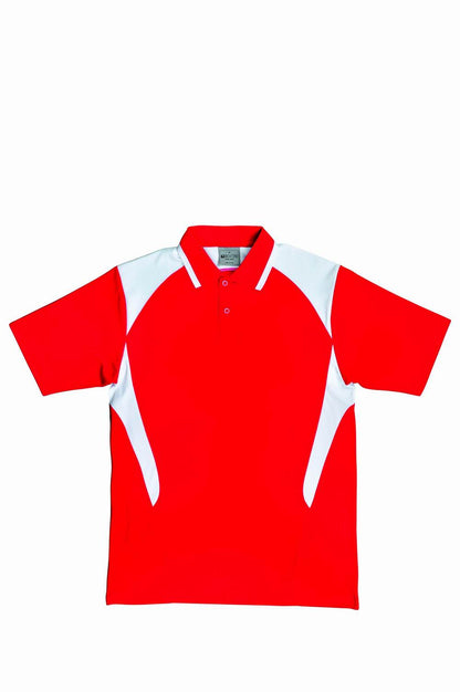 Bocini-Unisex Adults Honey Comb Contrast Panel Polo-CP1215