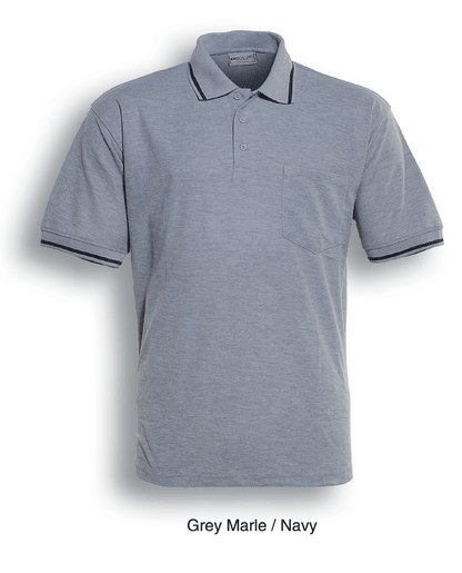 Bocini-Unisex Adults Pocket Polo-CP3015