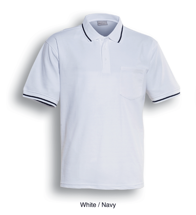 Bocini-Unisex Adults Pocket Polo-CP3015