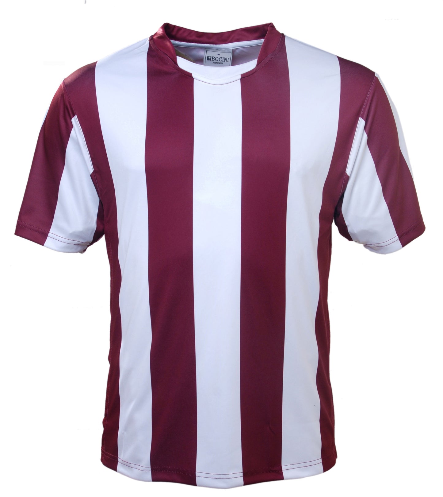 Bocini-Unisex Adults Sublimated Striped Football Jersey-CT1102