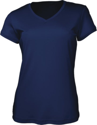 Bocini-Ladies Brushed V-Neck Tee Shirt-CT1418
