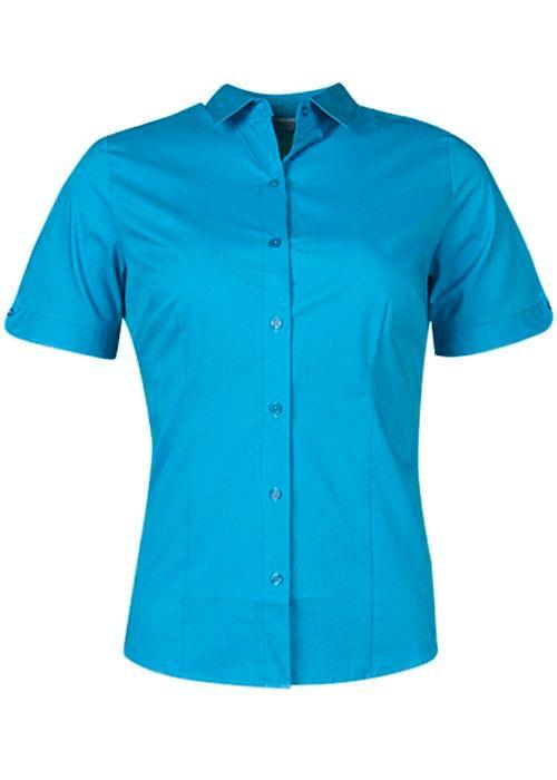 Aussie Pacific-Lady Mosman Short Sleeve Shirt-N2903S