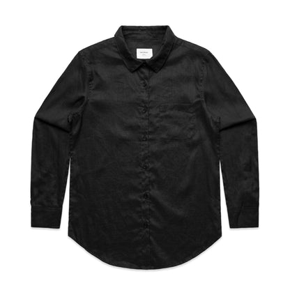 As color-Wo's Linen Shirt-4418