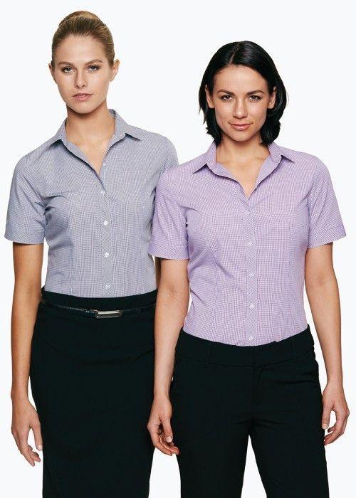 Aussie Pacific-Lady Toorak Short Sleeve Shirt-N2901S
