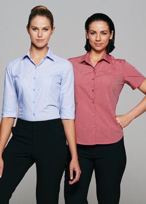 Aussie Pacific-Lady Belair Short Sleeve Shirt-N2905S