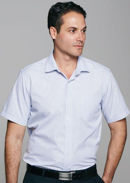 Aussie Pacific-Mens Bayview Short Sleeve Shirt-N1906S