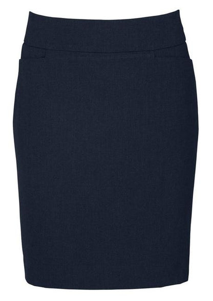 Biz Collection Ladies Classic Knee Length Skirt (Bs128Ls) - www.staruniforms.com.au