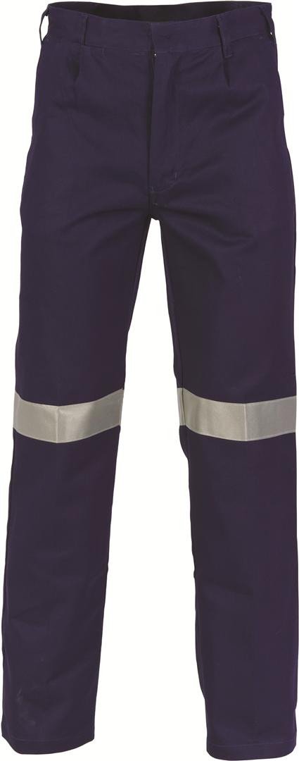 Dnc Cotton Drill Trousers With 3M R/T (3314) - Star Uniforms Australia