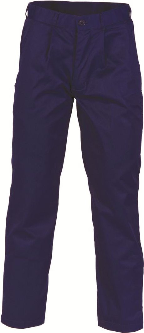 Dnc Polyester Cotton Pleat Front Work Trousers (3315) - Star Uniforms Australia