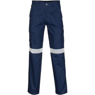 Dnc Middle Weight Cotton Double Angled Cargo Pants With Crs Reflective Tape (3360) - Star Uniforms Australia